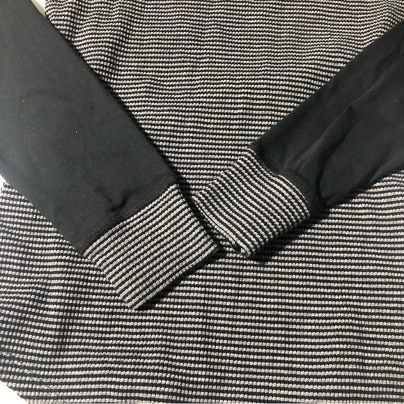 Columbia Waffle Knit Pullover Hoodie Black/Grey Size Small - Picture 5 of 10